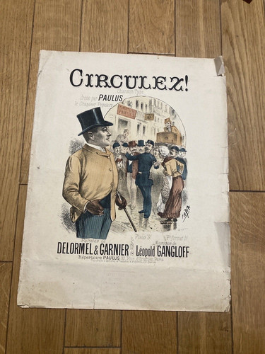 Partition circulez paulus - circulez!,