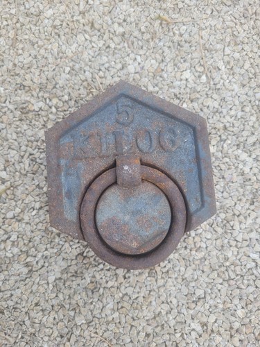 Ancien poids hexagonal en - ancien,