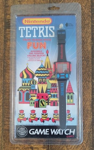 Montre tetris game watch - game,