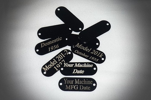 Laser engraved aluminum tag - engraved,
