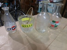 Lot de 4 carafe Pub bistrot bar Martini AVEZE Suze Noilly Prat