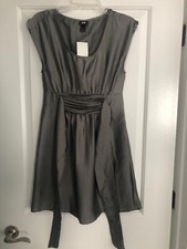 H & M Gray Silver Dress