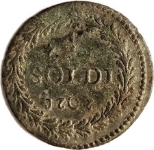 Monnaie Corse 4 SOLDI 1767, Pascal Paoli