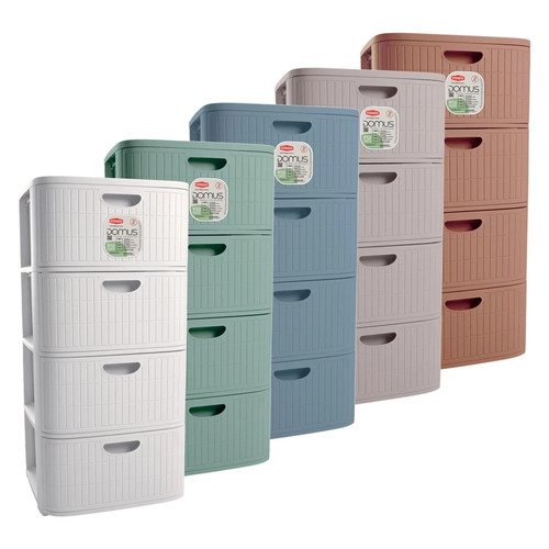 Commode tiroirs plastique - commode, en