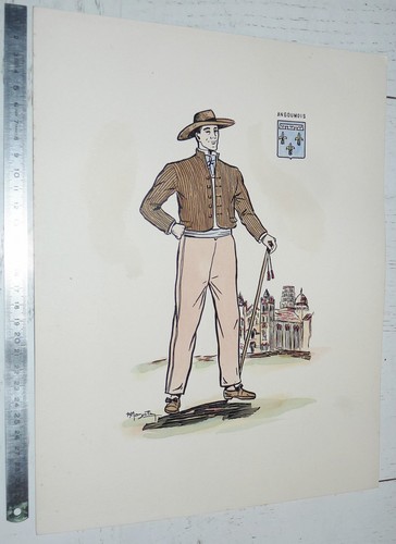 Planche chromo 1955 - 1955, societe