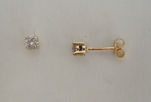 4ct véritable boucles - 1/4ct,