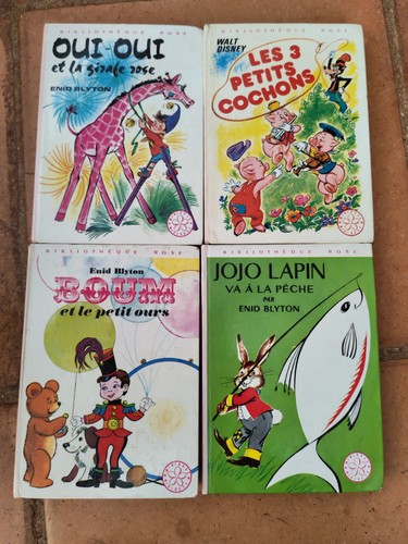 Bibliothèque rose livres - bibliothèque,