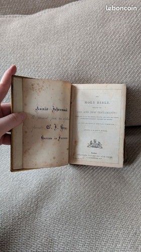 Ancienne bible anglaise the - ancienne,