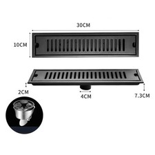 Vidange de sol double couche avec acier inoxydable 304 pour une utilisation long