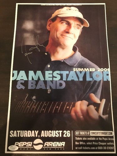 James taylor signed show - james,
