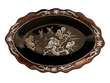 Plat plateau mural ovale