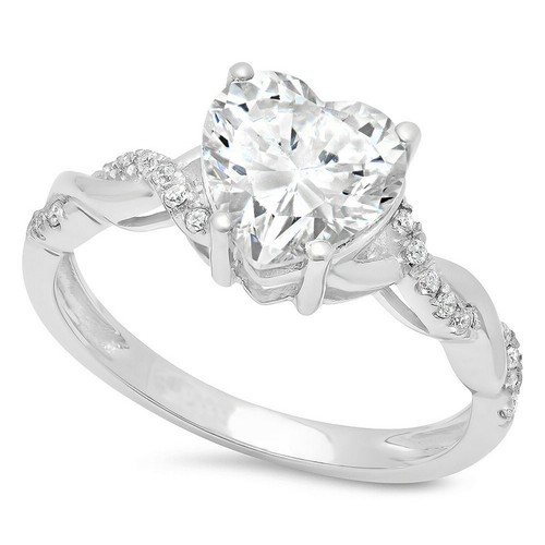10ct coeur imitation - imitation, diamant