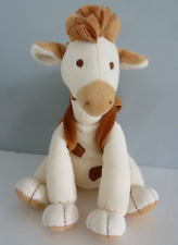 D4. DOUDOU ANNA CLUB PLUSH GIRAFE BABY SAM 27c blanc beige sac à dos EXCELL ETAT