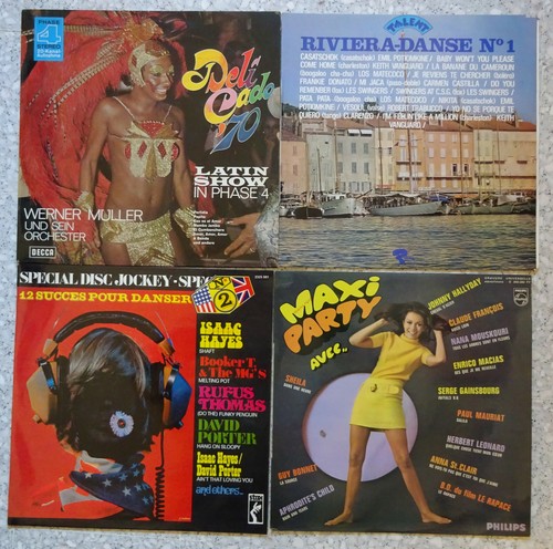 Disques vinyle lot de 8 - disques, t