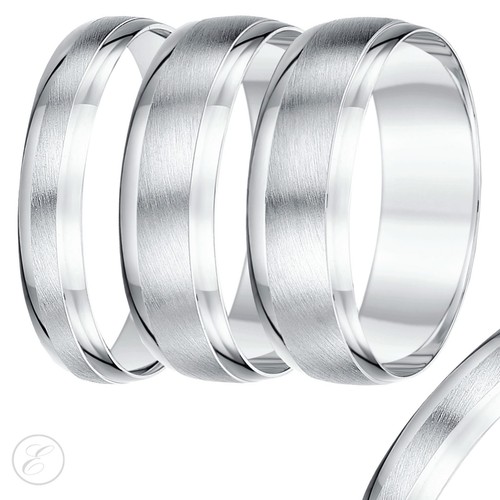 18ct blanc mariage - blanc, bande