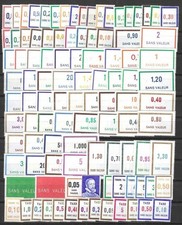France Timbres Fictifs lot de