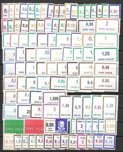 France timbres fictifs - fictifs, de