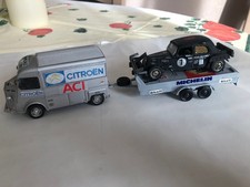 CITROEN HY  ASSISTANCE   + REMORQUE  MAISON +    TRACTION AVANT  STOCK  CAR 1/43