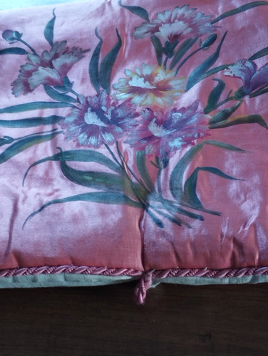 Pochette peinture sur soie - sur,
