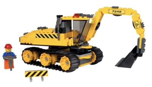 Lego city 7248 digger - lego,