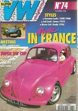 VW MAGAZINE N°74 GERMAN LOOK 1300 1968 / JEANS 1974 / OVALE 1956 / NINO FABBRI