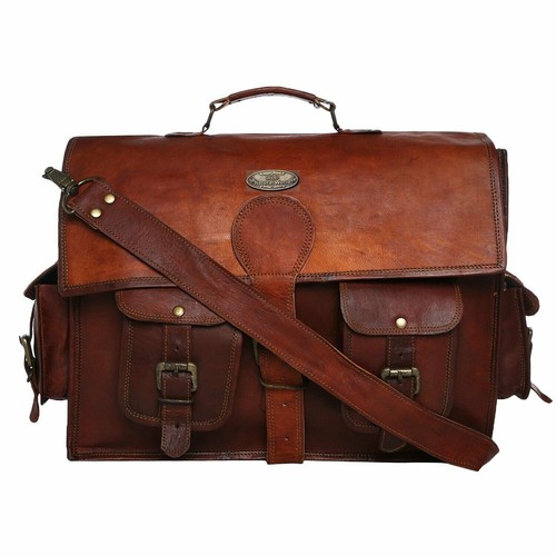 Sac besace cuir vintage - besace,