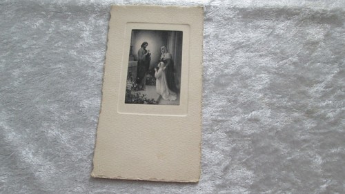 Ancienne image pieuse - , souvenir