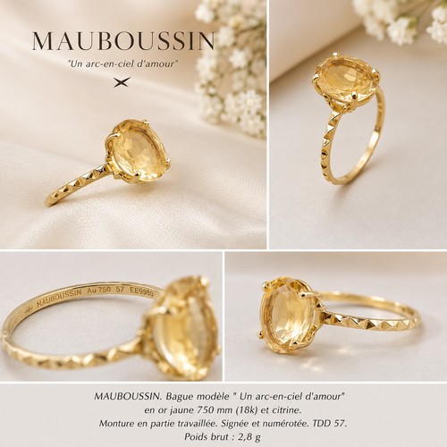 Mauboussin bague modèle - mauboussin., "