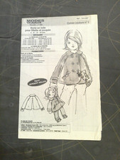 patron poupée modes et travaux NON DECOUPER COMPLET  Mars 2011
