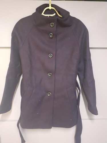 Manteau long mauve - mi, camaïeu