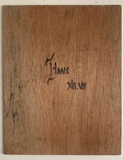 Tableau ancien huile encre