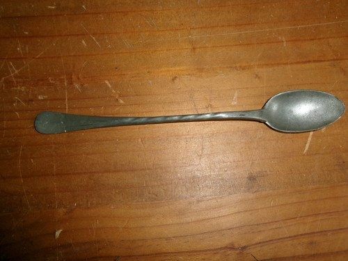Ancienne cuillere etain - cuillere, en