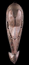 Masque d'ancêtre, spirit mask, Sepik, oceanic art, tribal art, Pacific art, 81cm
