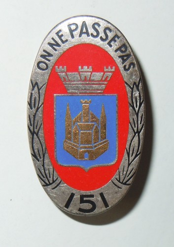 Insigne 151 regiment - 151°,