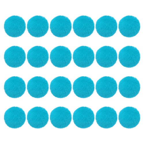 24pcs pompons fourrure pour - pompons,