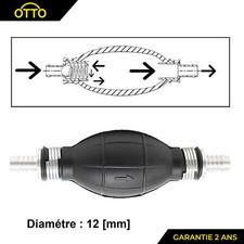 POMPETTE POIRE D'AMORCAGE POMPE À CARBURANT GASOIL GAZOIL 12mm
