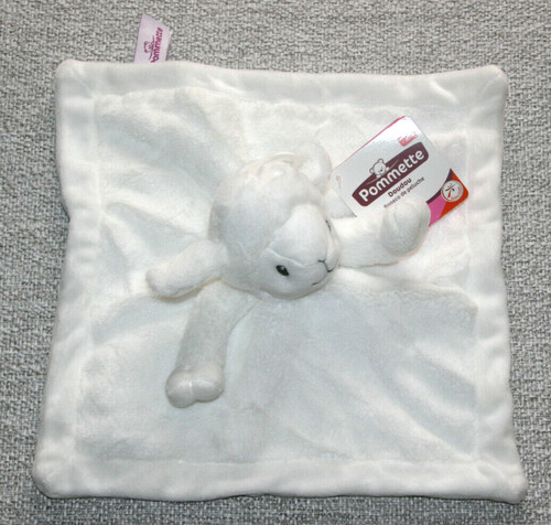 Pommette doudou mouton - mouton, carre