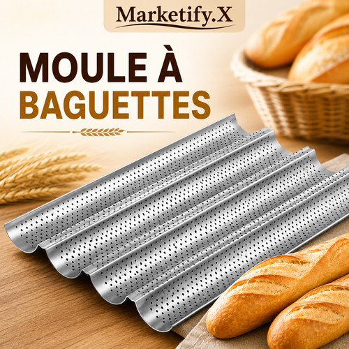 Moule baguette perforé - à, 4