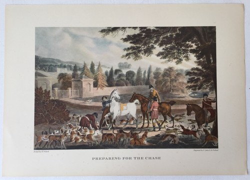 Chasse courre preparing for - chasse,