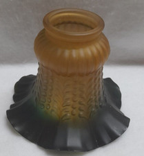 TULIPE EN VERRE DEPOLI POUR