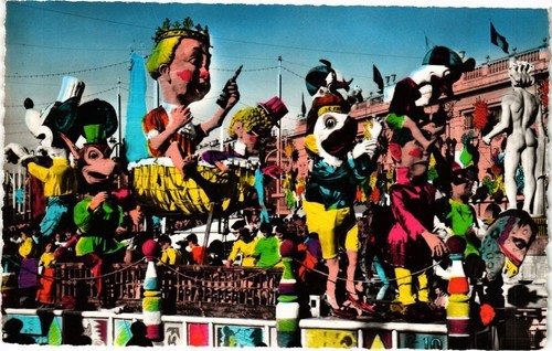 Cpa carnaval nice char - carnaval,