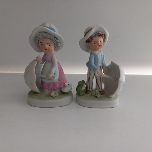 Figurines biscuit couple - figurines,