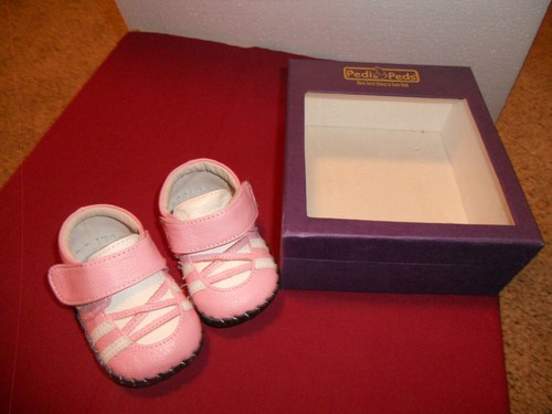 Pediped pink baby girl shoes - baby,