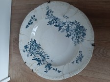 ancien plat de service rond