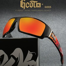Lunettes De Soleil Homme Chicano Biker Polarisees UV400 Conduite Peche Sport