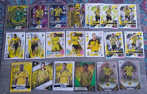 Lot cartes foot dortmund - 22,