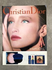 Publicité de Presse 1989 Christian DIOR Maquillage Rouge à lèvres