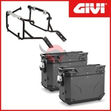 Valises + Cadres Givi Trekker Outback Evo Black 37/37 Lt Honda X-Adv 750 (2025)