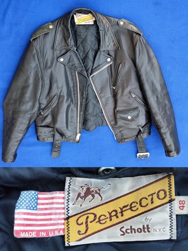 Ancien blouson cuir vintage - ancien,