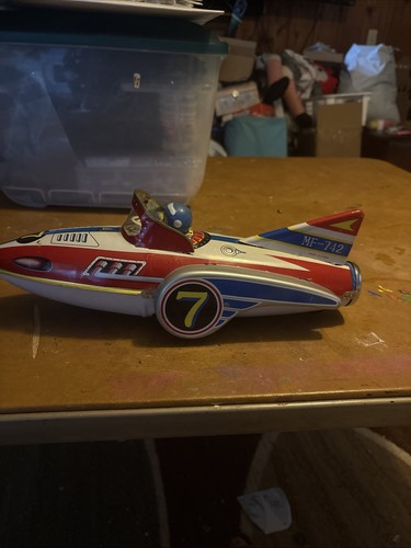 Vintage large 1960s - large, tin